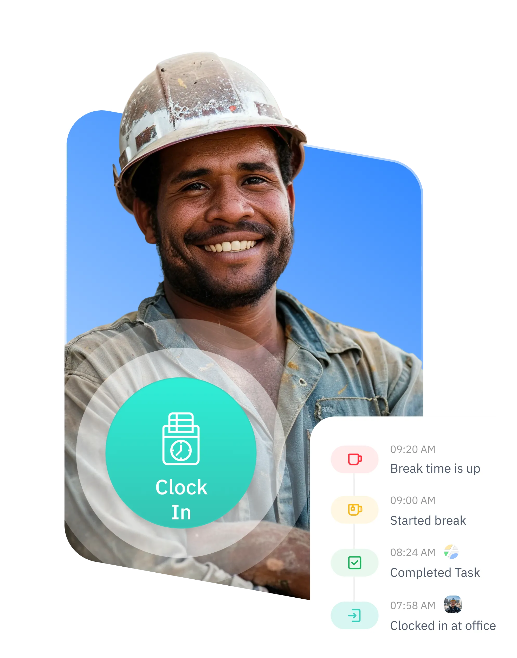 تتبع الوقت عبر الجوال لفرق الميدان