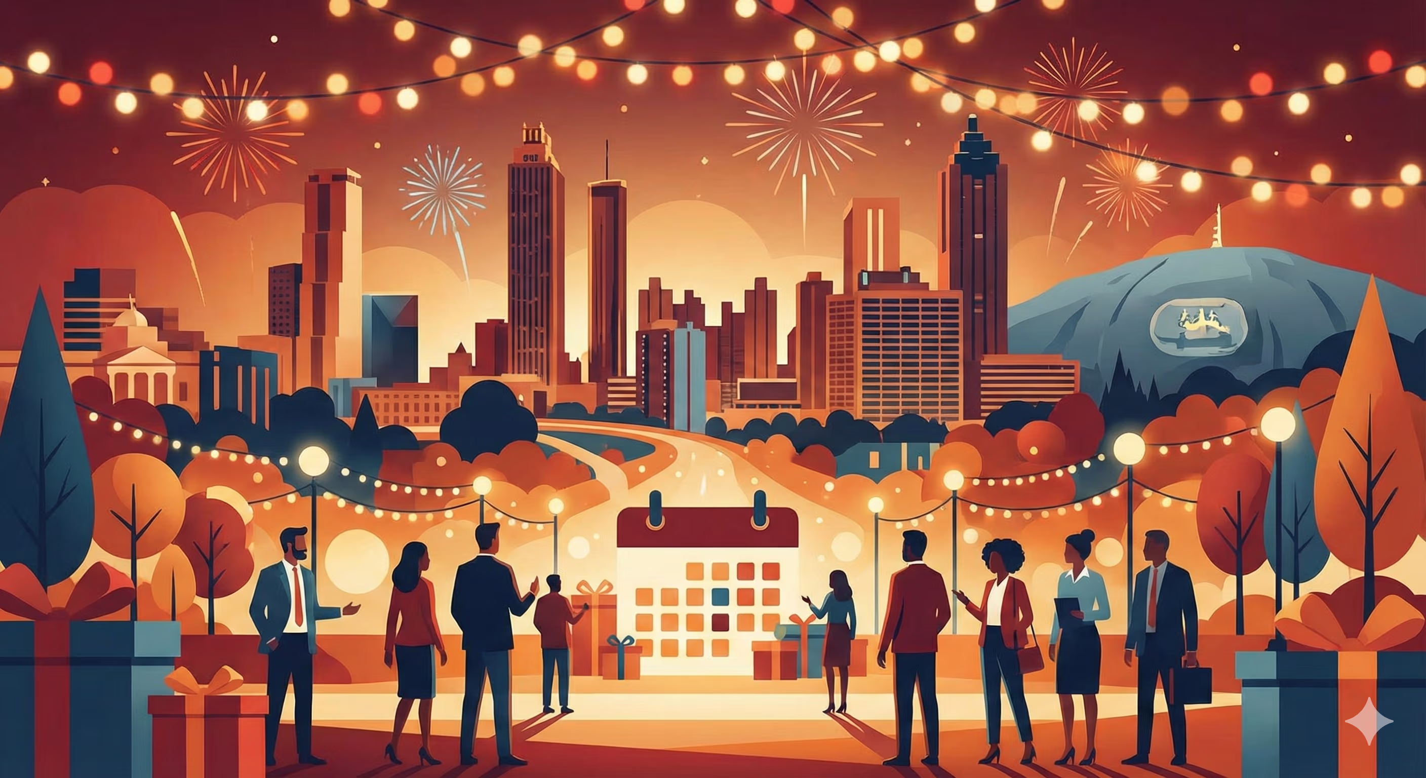 Atlanta holidays 2026: federal holidays, Georgia state holidays, plus local observances like the Peachtree Road Race, Dragon Con, and school closures that affect schedules.