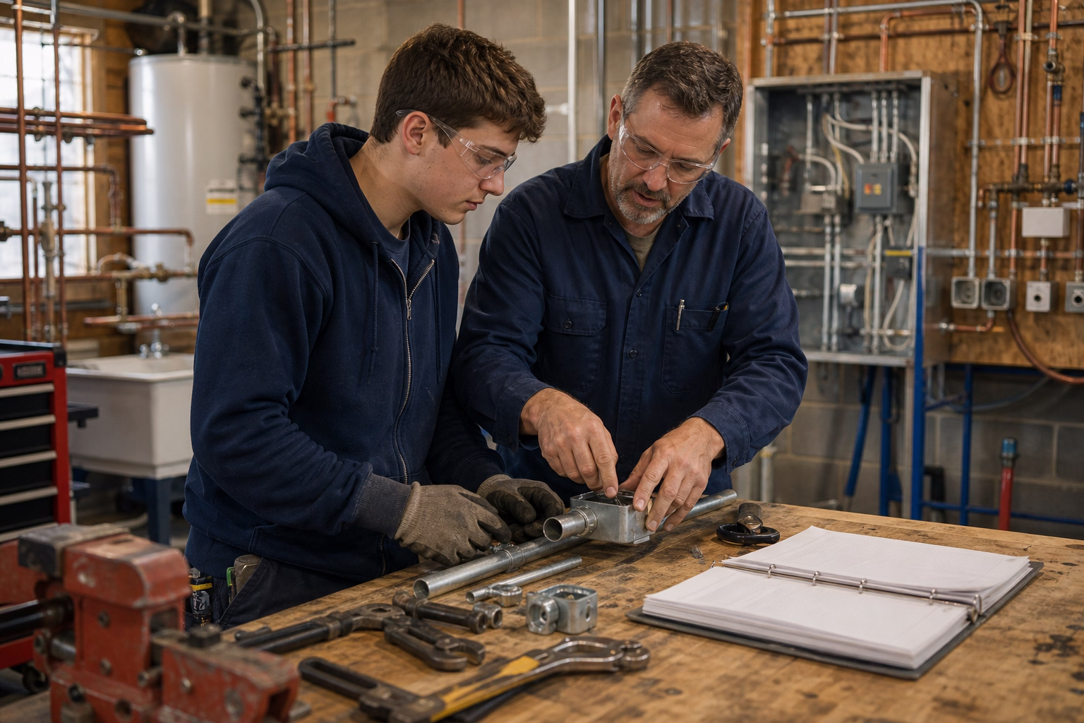 How to Log Apprentice Hours for an Electrical or Plumbing License