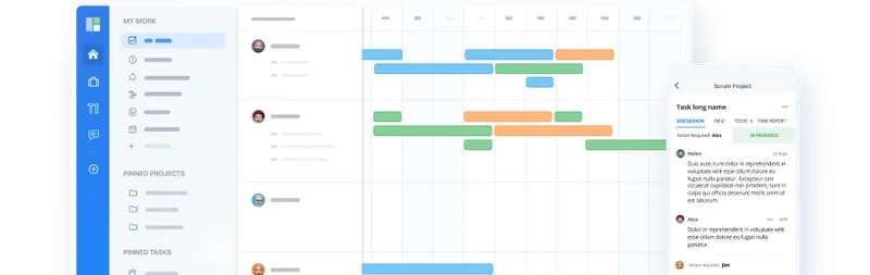 GoodDay work management platform project timeline