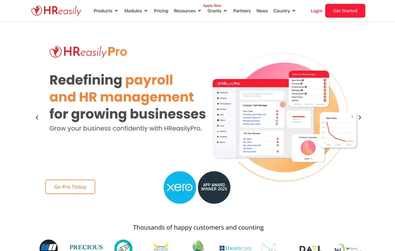 HReasily multi-country HR platform for Southeast Asian businesses