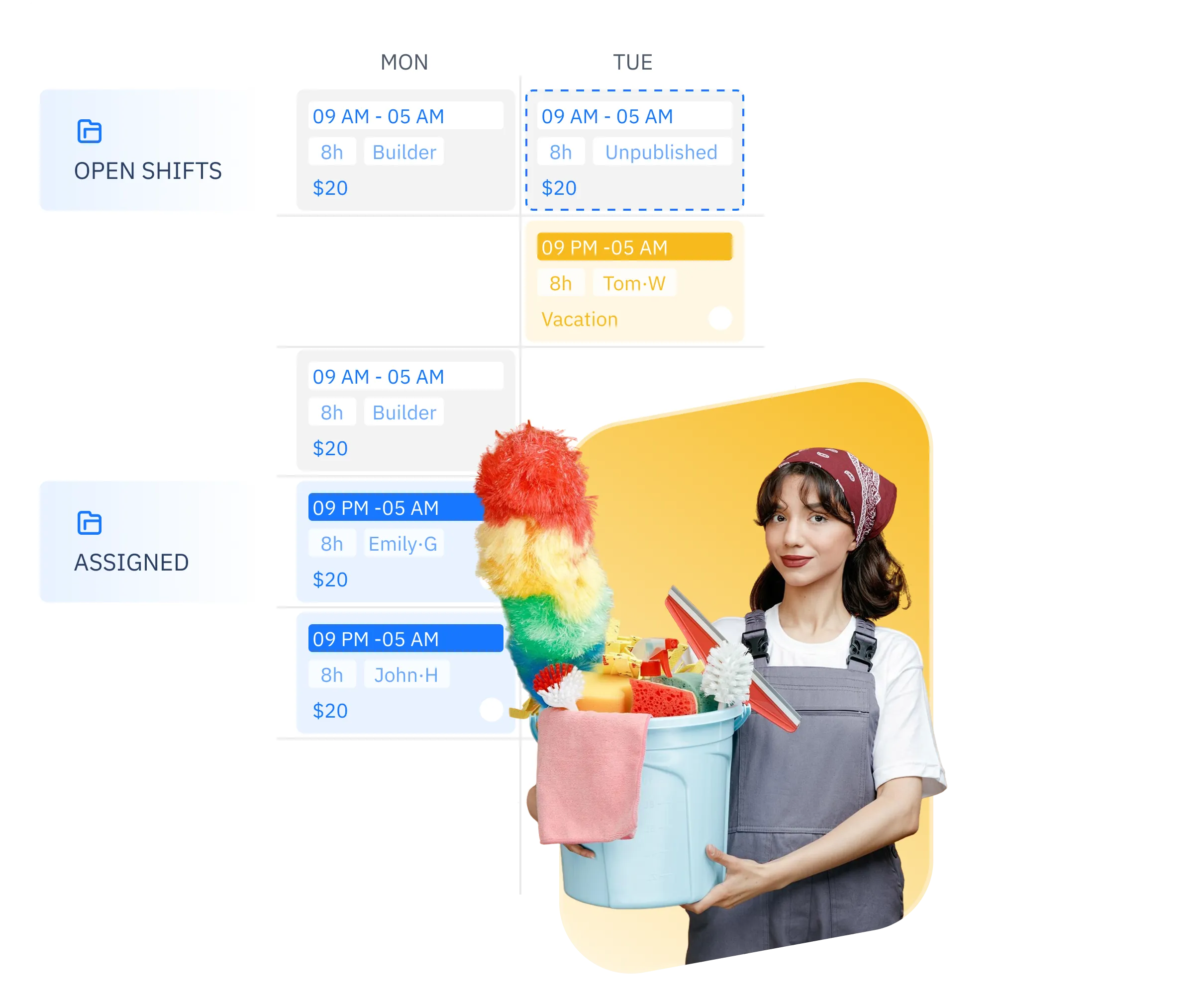 تتبع ساعات العمالة حسب العقد