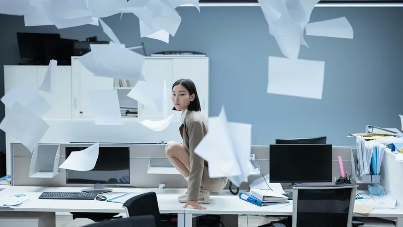 Office environment showing challenges of workplace ostracism and team dysfunction