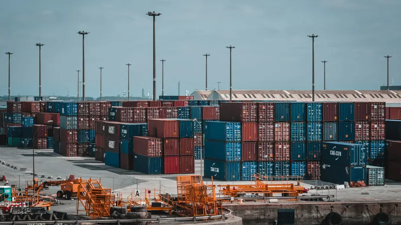 Shipping port operations during evening hours