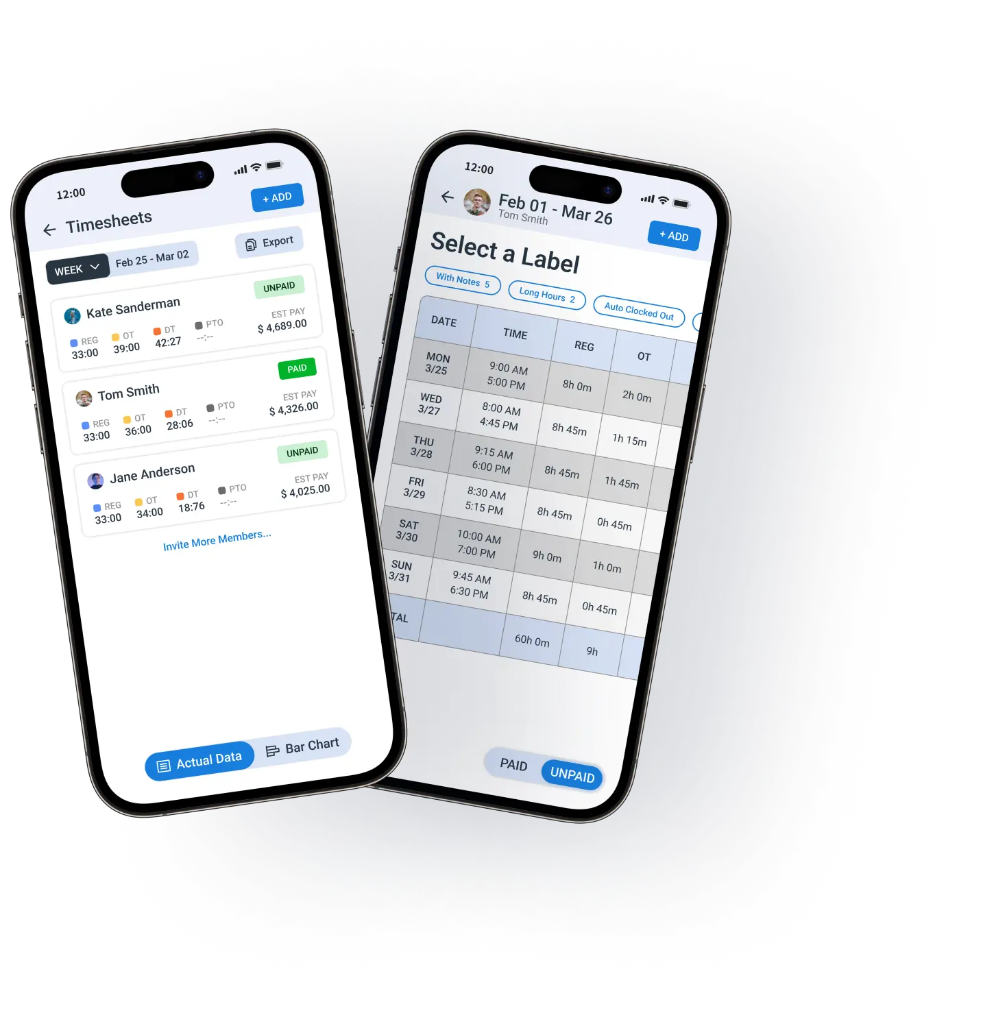 ShiftFlow timesheet management